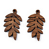 Natural Walnut Wood Pendants X-WOOD-T023-15-2