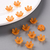 Frosted Acrylic Bead Caps MACR-S371-07A-724-6