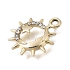 UV Plating Alloy Crystal Rhinestone Pendants RB-CBAD37D-11G-2