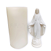 Virgin Mary Religion Theme DIY Silicone Candle Molds PW-WG46998-02-1