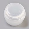 50g PP Plastic Portable Mushroom Cream Jar X-MRMJ-WH0023-01E-2