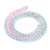 Transparent Painted Glass Beads Strands DGLA-A034-T3mm-A10-5