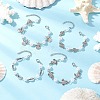 Ocean Series Alloy Link Bracelets BJEW-JB11840-1