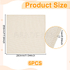 Linen Cross Stitch Fabric LS-DIY-WH0504-692-3