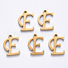 PVD Vacuum Plating 201 Stainless Steel Charms STAS-R105-E-G-2