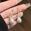 Alloy Rhinestone Dangle Earrings for Women FS-WG67811-93-1