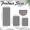 3 Pairs 3 Styles PU Leather Door Knob Cover FIND-MA0001-21A-2