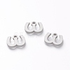 Tarnish Resistant 304 Stainless Steel Pendants STAS-A045-19P-1