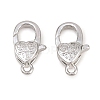 Brass Lobster Claw Clasps KK-H287-08I-P-1
