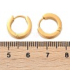 304 Stainless Steel Polishing Effect Hoop Earrings EJEW-M001-33G-5