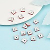 Brass Grade A Rhinestone Spacer Beads RSB074NF-08S-5