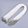 Waxed Cotton Cord Necklace Making LS-MAK-S032-1.5mm-B20-1