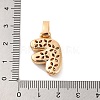 Brass Micro Pave Cubic Zirconia Pendants KK-C076-29F-G01-3