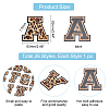 Leopard Print Pattern Computerized Embroidery Polyester Iron on/Sew on Patches AJEW-WH0304-26-2