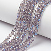 Electroplate Glass Beads Strands LS-EGLA-A034-T4mm-I11-1