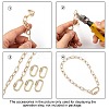 Brass Micro Pave Cubic Zirconia Screw Carabiner Lock Charms X-ZIRC-G160-21G-4