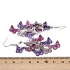 430 Stainless Steel Butterfly Dangle Earrings EJEW-A137-02P-02-5