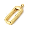 Brass Spring Gate Rings KK-I364-04G-03-2