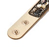 Faux Suede Snap Cord Bracelet BJEW-F428-09-3