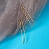 Hair Accessories Iron Hair Forks Findings OHAR-TAC0002-01G-5