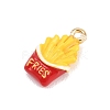 Fries Alloy Enamel Charms X-ENAM-P264-01D-G-3