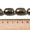 Natural Pyrite Beads Strands G-Z131-D01-01-5