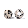 Natural Dalmatian Jasper European Beads G-Q607-02M-2
