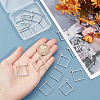 16Pcs 304 Stainless Steel Open Back Bezel Pendants FIND-UN0002-90B-4