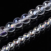 Electroplate Transparent Glass Beads Strands LS-GLAA-T032-T6mm-AB13-4