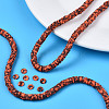 Handmade Polymer Clay Beads Strands CLAY-R089-6mm-160-7