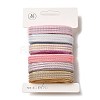 Polyester and Nylon Ribbon Sets DIY-Z029-01G-2
