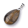 Natural Tiger Eye Pendants G-S243-07-2
