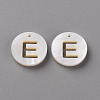 Natural Freshwater Shell Pendants SHEL-Q311-008E-1