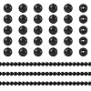 1 Strand Natural Shungite Beads Strands G-TA0003-34A-1