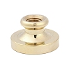 Golden Tone Crown Initial Wax Seal Brass Stamp Heads AJEW-A065-01R-2