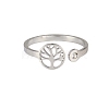 Stainless Steel Cuff Rings PW-WGB87C5-01-1