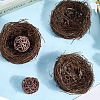 Jute Twine Imitation Bird's-nest AJEW-WH20121-14C-7