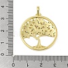 Brass Micro Pave Cubic Zirconia Pendants KK-E111-11G-3