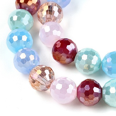 Electroplate Glass Bead Strands X-GLAA-Z006-01G-1