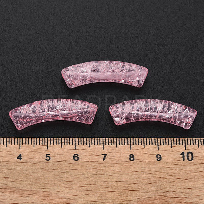 Transparent Crackle Acrylic Beads CACR-S009-001A-N26-1
