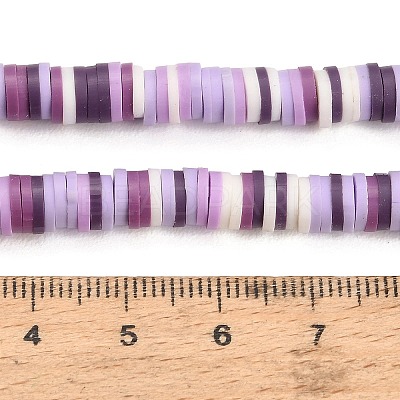 Handmade Polymer Clay Beads Strands PY-CBA21A8-01A-1