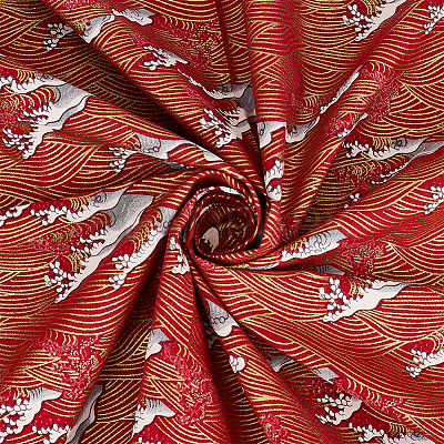 Japanese Style Cotton Fabric DIY-WH0504-889A-1