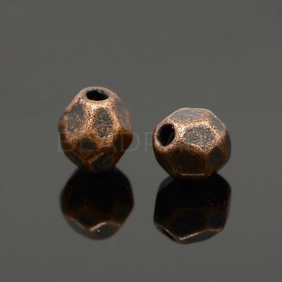 Mixed Color Tibetan Style Alloy Spacer Beads X-TIBEB-X0015-NR-1