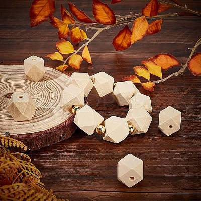 Unfinished Wood Beads WOOD-PH0009-35-1