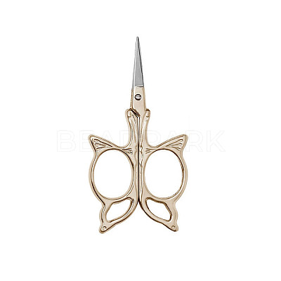 201 Stainless Steel Sewing Embroidery Scissors SENE-PW0002-063G-1