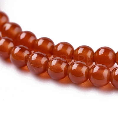 Natural Carnelian Bead Strands G-A130-3mm-K13-1