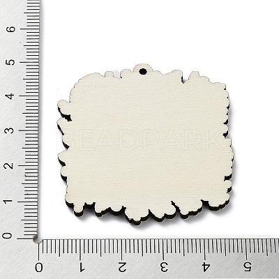 Momther's Day Wooden Pendants WOOD-I012-01G-1