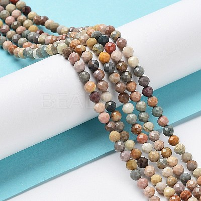 Natural Agate Beads Strands X-G-G991-A03-A-01A-1