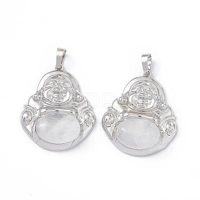 Natural Quartz Crystal Pendants G-H283-01W-1