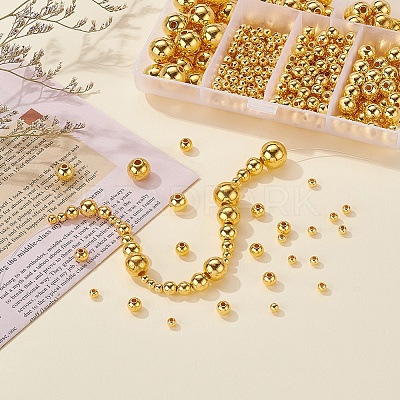 497Pcs 5 Style ABS Plastic Beads OACR-YW0001-10A-1